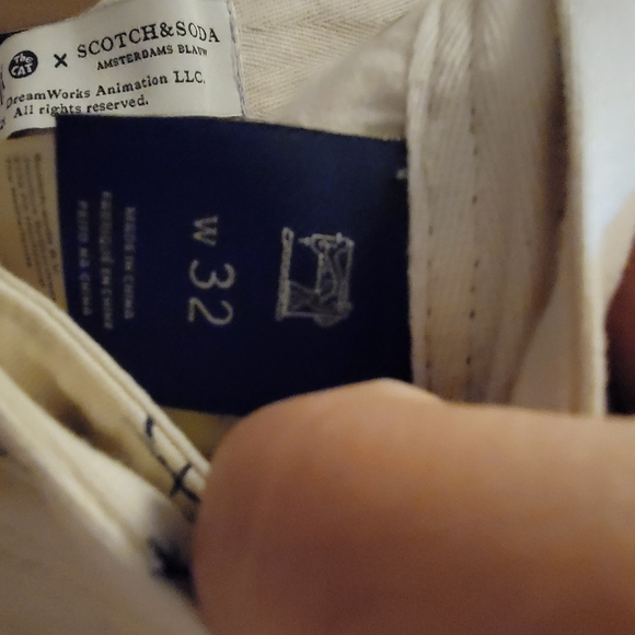 Felix The Cat Warren Shorts Scotch Soda Chino Mens Size 32 - Picture 5 of 7